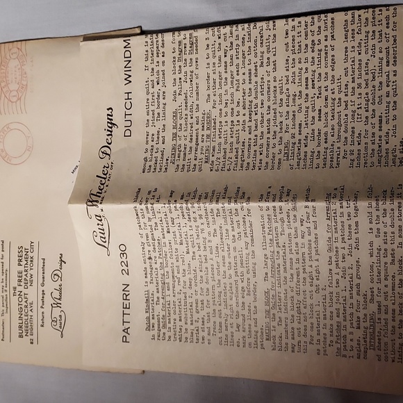 Vintage Laura Wheeler Design Instructions for Crochet & Quilting Patterns - Picture 2 of 12